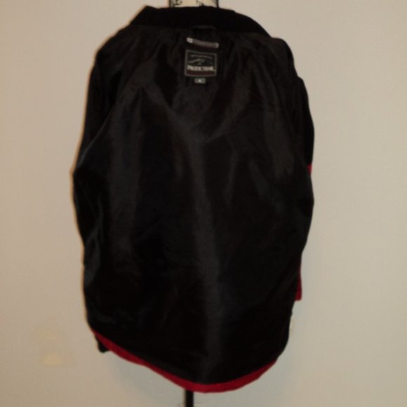 Pacific Trail Women's Small Jacket Coat Winter Ski Lined Red Black Pockets Zip - Picture 9 of 10